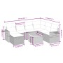 Garden sofa set 8 pieces and gray synthetic rattan cushions by vidaXL, Garden sets - Ref: Foro24-3264966, Price: 530,27 €, Di...