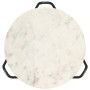 Real stone coffee table white marble texture 40x40x40 cm by vidaXL, Coffee table - Ref: Foro24-286443, Price: 63,99 €, Discou...