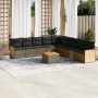 Set mit 10 Gartensofas mit Kissen synthetisches Rattangrau von vidaXL, Gartensets - Ref: Foro24-3227747, Preis: 633,70 €, Rab...