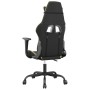 Massagesessel aus schwarzem und goldenem Kunstleder von vidaXL, Gaming-Stühle - Ref: Foro24-345401, Preis: 122,74 €, Rabatt: %