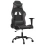 Massagesessel aus schwarzem und grauem Kunstleder von vidaXL, Gaming-Stühle - Ref: Foro24-345403, Preis: 121,99 €, Rabatt: %