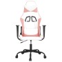 Massagesessel aus weißem und rosafarbenem Kunstleder von vidaXL, Gaming-Stühle - Ref: Foro24-345408, Preis: 126,35 €, Rabatt: %