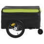 Fahrradanhänger aus schwarzem und grünem Eisen 45 kg von vidaXL, Fahrradanhänger - Ref: Foro24-94109, Preis: 92,99 €, Rabatt: %