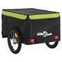 Bicycle trailer, black and green iron, 45 kg. by vidaXL, Bicycle trailers - Ref: Foro24-94109, Price: 92,99 €, Discount: %