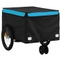 Fahrradanhänger aus schwarzem und blauem Eisen 30 kg von vidaXL, Fahrradanhänger - Ref: Foro24-94100, Preis: 91,99 €, Rabatt: %