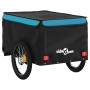 Fahrradanhänger aus schwarzem und blauem Eisen 30 kg von vidaXL, Fahrradanhänger - Ref: Foro24-94100, Preis: 91,99 €, Rabatt: %