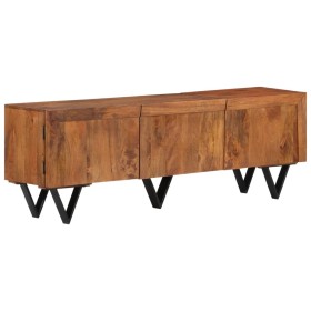 Solid mango wood TV stand 140x30x46 cm by vidaXL, TV Furniture - Ref: Foro24-286566, Price: 222,89 €, Discount: %