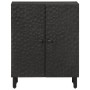 Solid black mango wood sideboard 60x33x75 cm by vidaXL, Sideboards - Ref: Foro24-356821, Price: 140,44 €, Discount: %