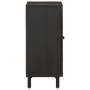 Solid black mango wood sideboard 60x33x75 cm by vidaXL, Sideboards - Ref: Foro24-356821, Price: 140,44 €, Discount: %