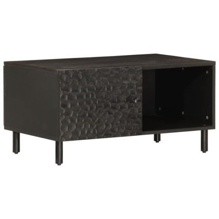 Solid black mango wood coffee table 80x50x40 cm by vidaXL, Coffee table - Ref: Foro24-356823, Price: 115,91 €, Discount: %