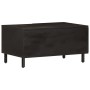 Solid black mango wood coffee table 80x50x40 cm by vidaXL, Coffee table - Ref: Foro24-356823, Price: 115,91 €, Discount: %