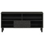 Solid black mango wood TV stand 100x33x46 cm by vidaXL, TV Furniture - Ref: Foro24-356835, Price: 109,90 €, Discount: %