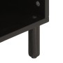 Solid black mango wood TV stand 100x33x46 cm by vidaXL, TV Furniture - Ref: Foro24-356835, Price: 109,90 €, Discount: %