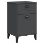 VIKEN anthracite gray engineered wood bedside table by vidaXL, Nightstands - Ref: Foro24-374916, Price: 68,17 €, Discount: %