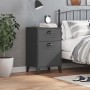 VIKEN anthracite gray engineered wood bedside table by vidaXL, Nightstands - Ref: Foro24-374916, Price: 68,17 €, Discount: %