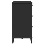 VIKEN black engineered wood chest of drawers by vidaXL, Lockers and storage cabinets - Ref: Foro24-374921, Price: 159,84 €, D...