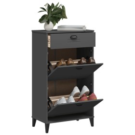 Shoe cabinet VIKEN in anthracite gray engineered wood by vidaXL, Shoe racks and shoe organizers - Ref: Foro24-374928, Price: ...