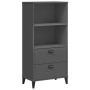 VIKEN bookcase in anthracite gray engineered wood 60x35x123 cm by vidaXL, Bookcases and shelves - Ref: Foro24-374949, Price: ...