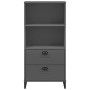 VIKEN bookcase in anthracite gray engineered wood 60x35x123 cm by vidaXL, Bookcases and shelves - Ref: Foro24-374949, Price: ...