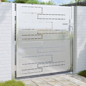 Stainless steel garden gate 100x100 cm by vidaXL, garden gates - Ref: Foro24-376475, Price: 156,94 €, Discount: %