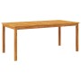 Mesa de comedor de jardín madera maciza de acacia 180x90x75 cm de vidaXL, Mesas de jardín - Ref: Foro24-366371, Precio: 201,8...