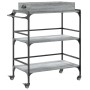 Kitchen cart made of gray Sonoma wood engineering 81.5x41x92.5 cm by vidaXL, Kitchen and dining carts - Ref: Foro24-842344, P...