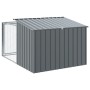 Dog kennel with galvanized steel gray enclosure 153x194x110 cm by vidaXL, Dog kennels - Ref: Foro24-3214222, Price: 252,22 €,...