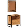 Conjunto de muebles baño 2 pzas madera maciza acacia y hierro de vidaXL, Tocadores de baño - Ref: Foro24-3217119, Precio: 250...