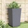 Planters 2 units PP gray 32.5x32.5x57 cm by vidaXL, Pots and planters - Ref: Foro24-367846, Price: 64,15 €, Discount: %