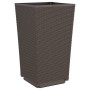 2 brown PP planters 32.5x32.5x57 cm by vidaXL, Pots and planters - Ref: Foro24-367850, Price: 64,99 €, Discount: %