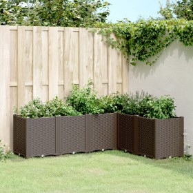 Brown PP planter 160x120x53 cm by vidaXL, Pots and planters - Ref: Foro24-367865, Price: 169,93 €, Discount: %