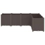 Brown PP planter 160x120x53 cm by vidaXL, Pots and planters - Ref: Foro24-367865, Price: 169,99 €, Discount: %