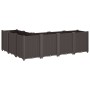 Brown PP planter 160x120x53 cm by vidaXL, Pots and planters - Ref: Foro24-367865, Price: 169,99 €, Discount: %