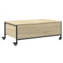 Mesa de centro con ruedas madera ingeniería Sonoma 91x55x34 cm de vidaXL, Mesas de centro - Ref: Foro24-842297, Precio: 76,31...