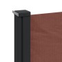 Toldo lateral retráctil marrón 140x500 cm de vidaXL, Sombrillas - Ref: Foro24-4004419, Precio: 103,99 €, Descuento: %