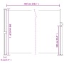 Toldo lateral retráctil crema 160x600 cm de vidaXL, Sombrillas - Ref: Foro24-4004520, Precio: 97,41 €, Descuento: %