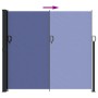 Toldo lateral retráctil azul 180x600 cm de vidaXL, Sombrillas - Ref: Foro24-4004536, Precio: 129,95 €, Descuento: %