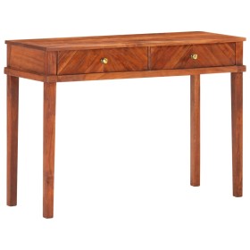 Mesa consola de madera maciza de acacia 110x40x76 cm de vidaXL, Mesas auxiliares - Ref: Foro24-286574, Precio: 148,19 €, Desc...