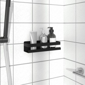 Brushed black stainless steel shower shelf 304 30x10x6cm by vidaXL, Shelves - Ref: Foro24-4004908, Price: 24,62 €, Discount: %