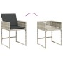 Set comedor jardín y cojines 13 pzas ratán sintético gris claro de vidaXL, Conjuntos de jardín - Ref: Foro24-3211307, Precio:...