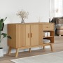 OLDEN solid pine wood sideboard in brown, 114x43x73.5 cm by vidaXL, Sideboards - Ref: Foro24-358606, Price: 152,80 €, Discoun...