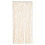 Beige und weißer Chenille-Fliegenvorhang 90x220 cm von vidaXL, Moskitonetze für Fenster - Ref: Foro24-377342, Preis: 57,99 €,...