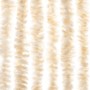 Chenille beige and white anti-fly curtain 90x220 cm by vidaXL, Mosquito nets for windows - Ref: Foro24-377342, Price: 60,20 €...