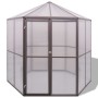 Aluminum greenhouse 240x211x232 cm by vidaXL, Greenhouses - Ref: Foro24-48836, Price: 570,33 €, Discount: %