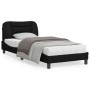 Estructura de cama con cabecero de tela negro 80x200 cm de vidaXL, Camas y somieres - Ref: Foro24-3207732, Precio: 149,18 €, ...