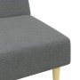 Sofá cama de 2 plazas con taburete tela gris oscuro de vidaXL, Sofás - Ref: Foro24-3216225, Precio: 265,39 €, Descuento: %