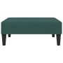 Sofá cama de 2 plazas con taburete terciopelo verde oscuro de vidaXL, Sofás - Ref: Foro24-3216238, Precio: 280,55 €, Descuent...