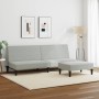 2-seater sofa bed with light gray velvet ottoman by vidaXL, Sofas - Ref: Foro24-3216231, Price: 282,51 €, Discount: %