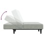 2-seater sofa bed with light gray velvet ottoman by vidaXL, Sofas - Ref: Foro24-3216231, Price: 282,51 €, Discount: %