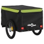 Bicycle trailer, black and green, 30 kg, made of iron. by vidaXL, Bicycle trailers - Ref: Foro24-94102, Price: 95,99 €, Disco...